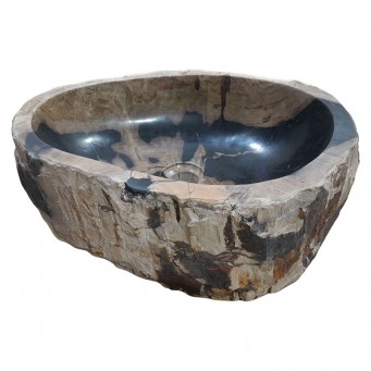 Vasque bois fossilisé n°14 - Taille M