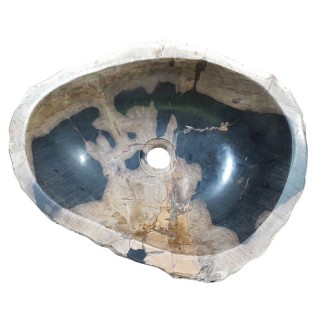 Vasque bois fossilisé n°14 - Taille M
