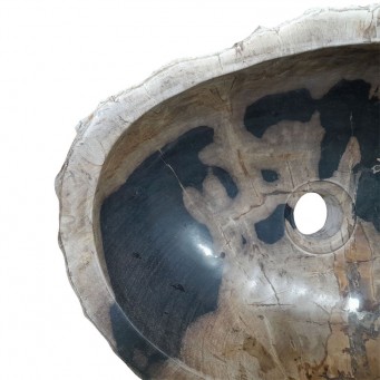 Vasque bois fossilisé n°14 - Taille M
