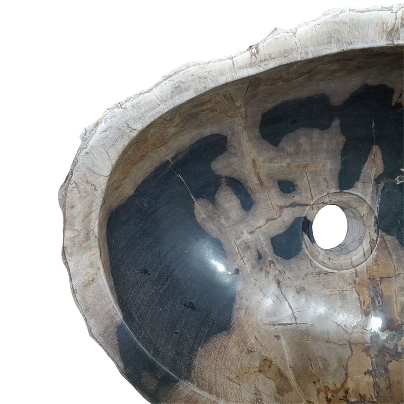 Vasque bois fossilisé n°14 - Taille M
