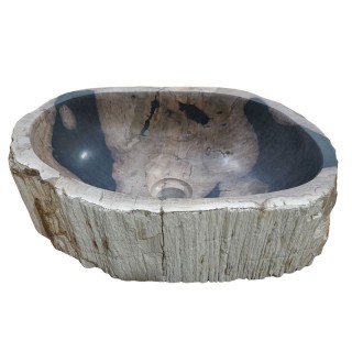 Vasque bois fossilisé n°15 - Taille M