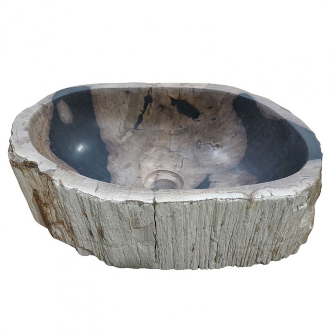 Vasque bois fossilisé n°15 - Taille M
