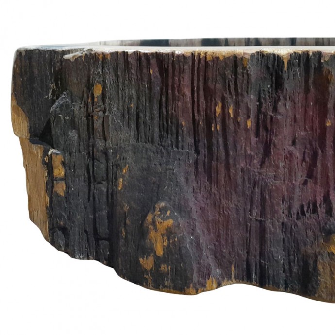Vasque bois fossilisé n°16 - Taille M