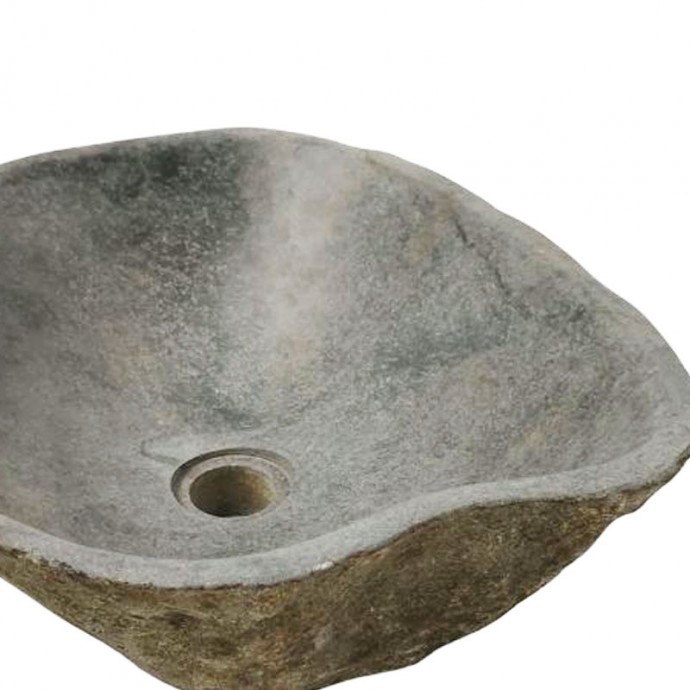 Vasque en pierre de rivière n°365 - Taille M