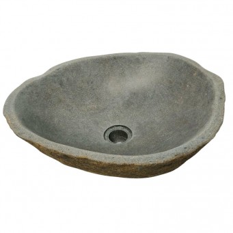 Vasque en pierre de rivière n°366 - Taille M