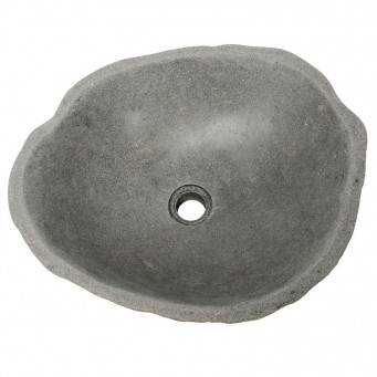 Vasque en pierre de rivière n°366 - Taille M
