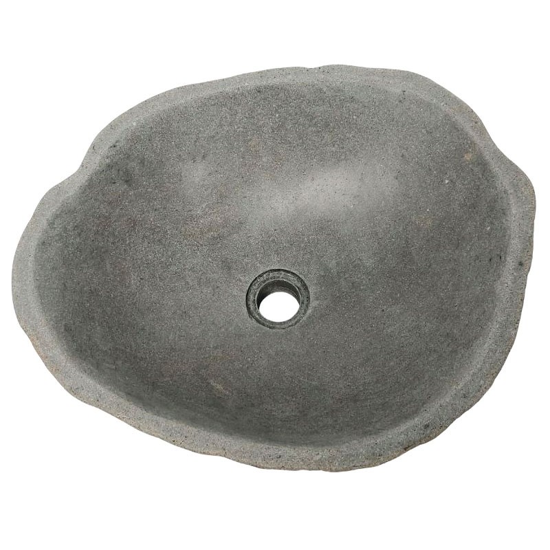 Vasque en pierre de rivière n°366 - Taille M