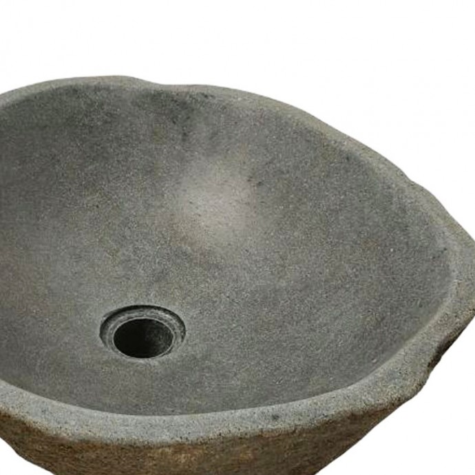Vasque en pierre de rivière n°366 - Taille M