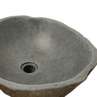 Vasque en pierre de rivière n°366 - Taille M