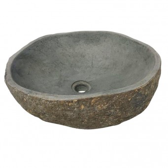 Vasque en pierre de rivière n°367 - Taille M