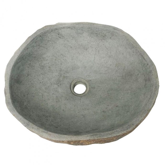 Vasque en pierre de rivière n°367 - Taille M