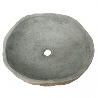 Vasque en pierre de rivière n°367 - Taille M
