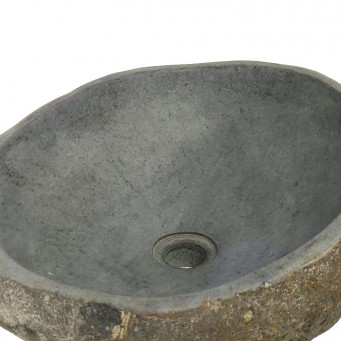 Vasque en pierre de rivière n°367 - Taille M