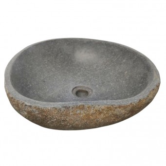 Vasque en pierre de rivière n°368 - Taille M