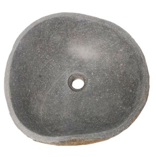 Vasque en pierre de rivière n°368 - Taille M