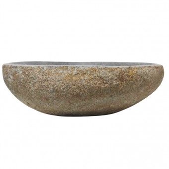 Vasque en pierre de rivière n°368 - Taille M