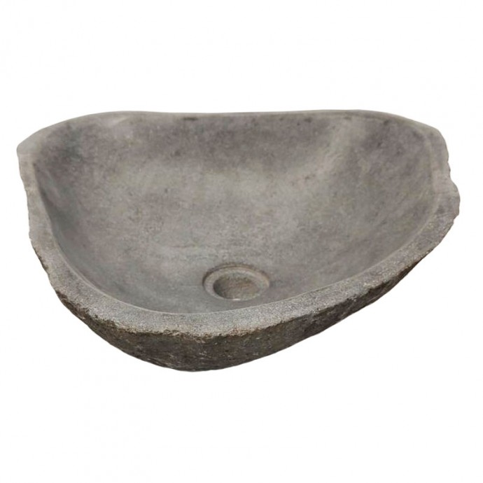 Vasque en pierre de rivière n°369 - Taille M