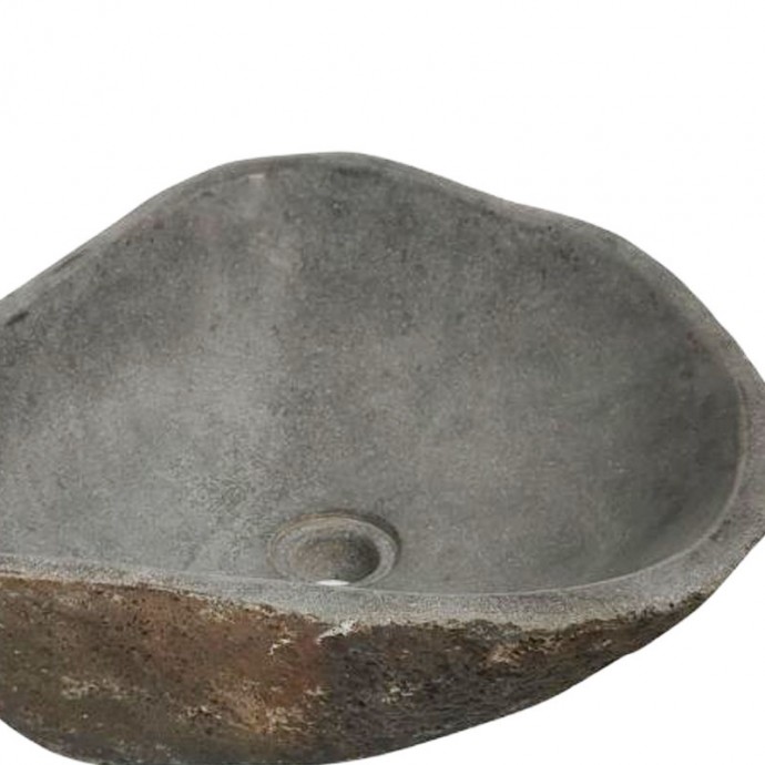 Vasque en pierre de rivière n°369 - Taille M