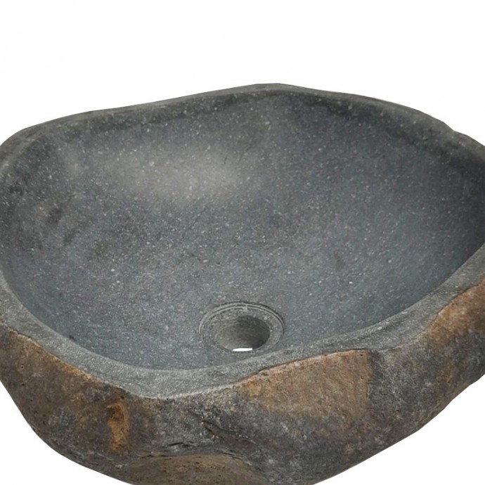 Vasque en pierre de rivière n°370 - Taille M