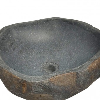 Vasque en pierre de rivière n°370 - Taille M