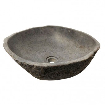 Vasque en pierre de rivière n°371- Taille M