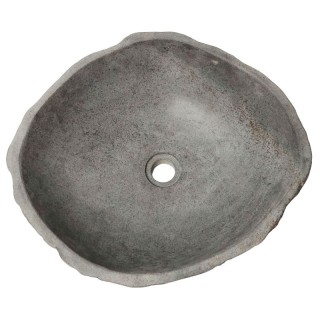 Vasque en pierre de rivière n°371- Taille M