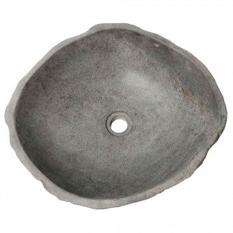 Vasque en pierre de rivière n°371- Taille M