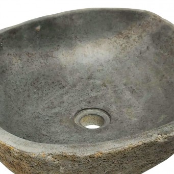 Vasque en pierre de rivière n°371- Taille M