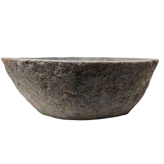 Vasque en pierre de rivière n°371- Taille M