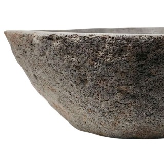 Vasque en pierre de rivière n°371- Taille M