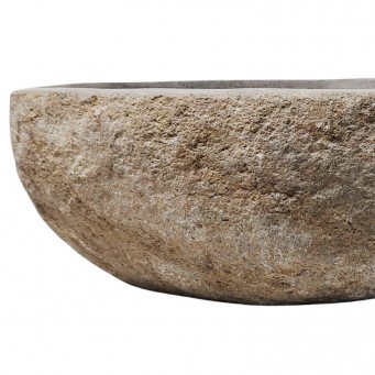 Vasque en pierre de rivière n°372 - Taille M