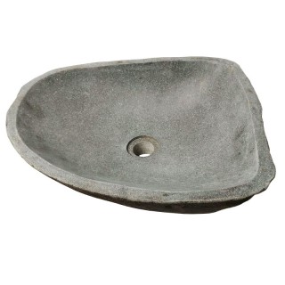 Vasque en pierre de rivière n°373 - Taille M