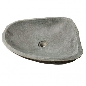 Vasque en pierre de rivière n°373 - Taille M