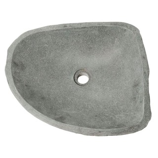 Vasque en pierre de rivière n°373 - Taille M