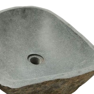 Vasque en pierre de rivière n°373 - Taille M