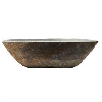 Vasque en pierre de rivière n°373 - Taille M