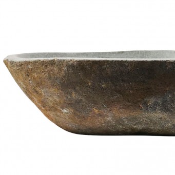 Vasque en pierre de rivière n°373 - Taille M