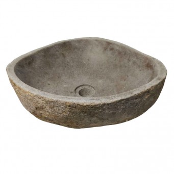 Vasque en pierre de rivière n°374 - Taille M
