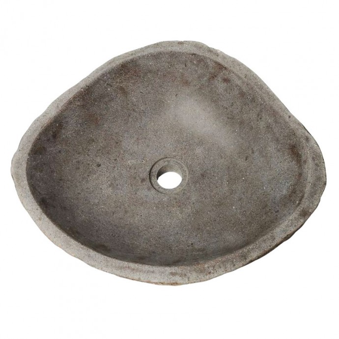 Vasque en pierre de rivière n°374 - Taille M