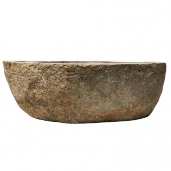 Vasque en pierre de rivière n°374 - Taille M