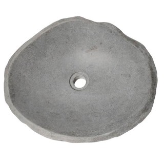 Vasque en pierre de rivière n°375 - Taille M