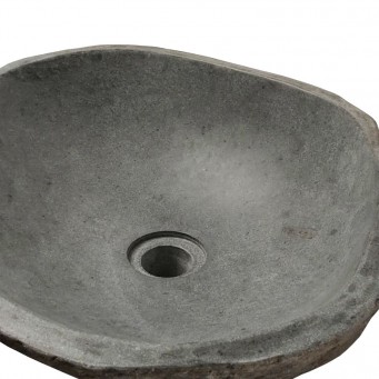 Vasque en pierre de rivière n°375 - Taille M