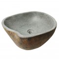 Vasque en pierre de rivière n°376 - Taille M