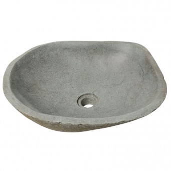 Vasque en pierre de rivière n°377 - Taille M