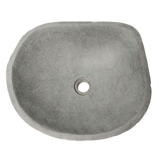 Vasque en pierre de rivière n°377 - Taille M