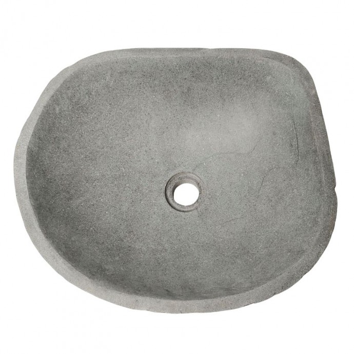 Vasque en pierre de rivière n°377 - Taille M