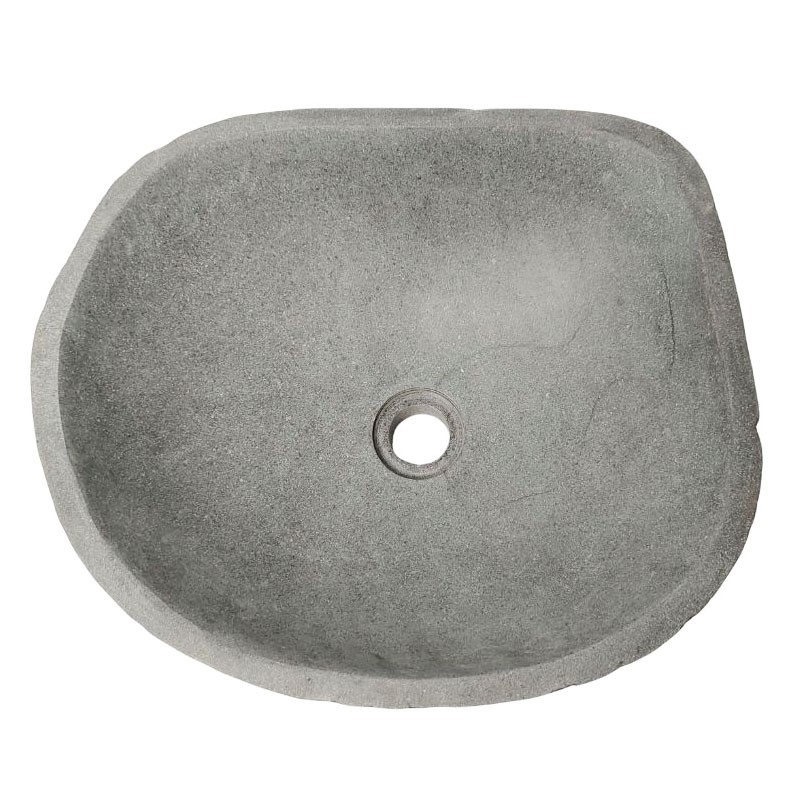 Vasque en pierre de rivière n°377 - Taille M