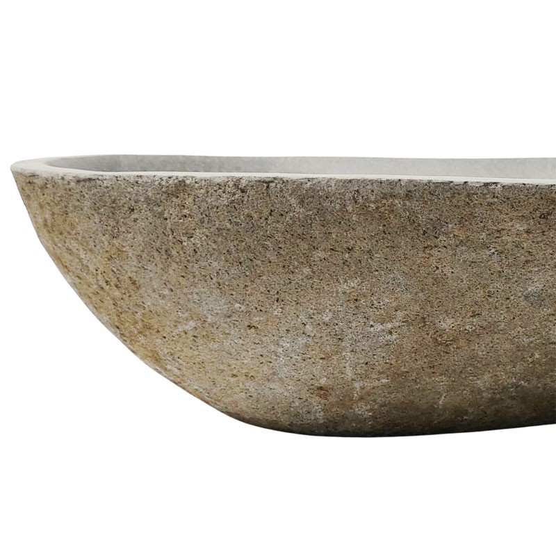 Vasque en pierre de rivière n°377 - Taille M