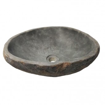 Vasque en pierre de rivière n°378 - Taille M