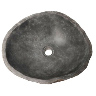 Vasque en pierre de rivière n°378 - Taille M